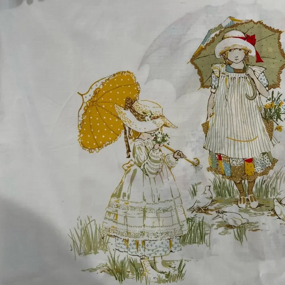 NEW Springmaid Holly Hobby Vintage 70s Double Sided Standard Pillowcase MINT - Picture 7 of 16
